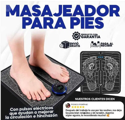 Masajeador de pies eléctrico recargable